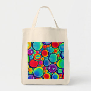 Rainbow Bubbles Tote Bag