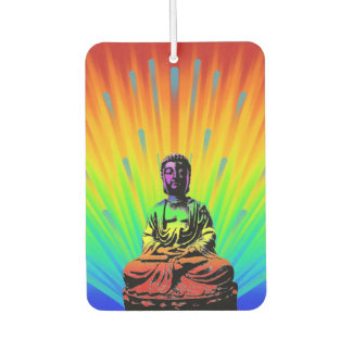 Rainbow Buddha Car Air Freshener