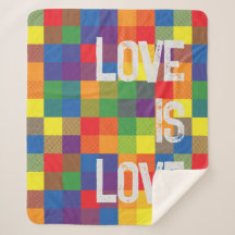 Rainbow Buffalo Check Pride Plaid Personalise