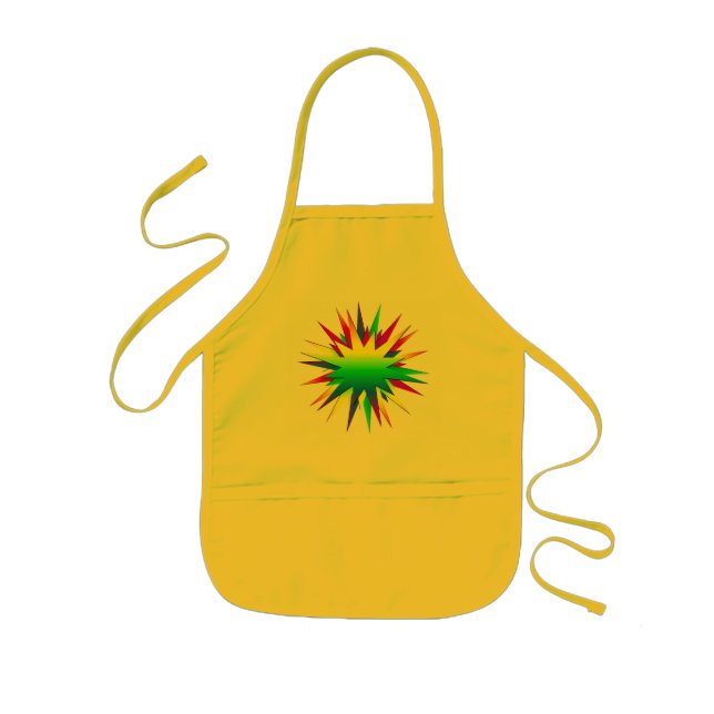 Rainbow Burst apron - choose style & colour (Front)