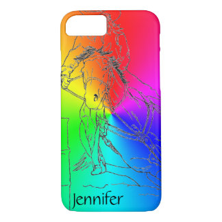 Rainbow Burst Barrel Racer II Case-Mate iPhone Case
