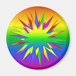 Rainbow Burst magnet
