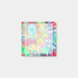 Rainbow Burst Tie Dye Post-it Notes