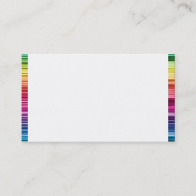 Rainbow Business Card (Front)