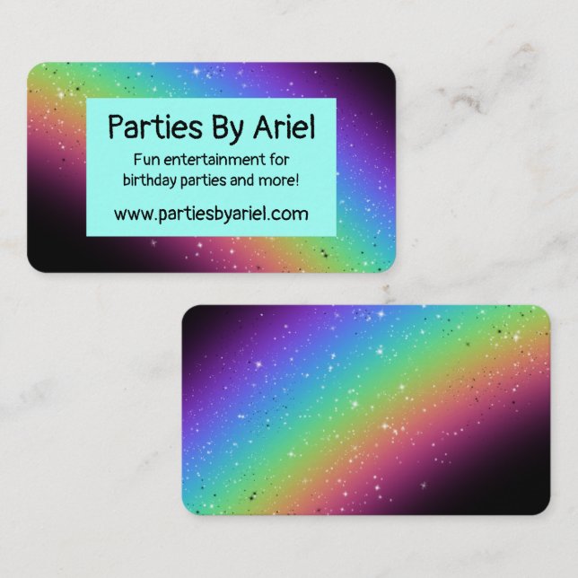 Rainbow Business Card (Front/Back)