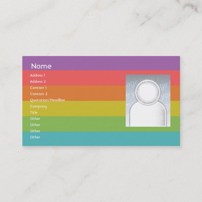 Rainbow - Business Card (Front)