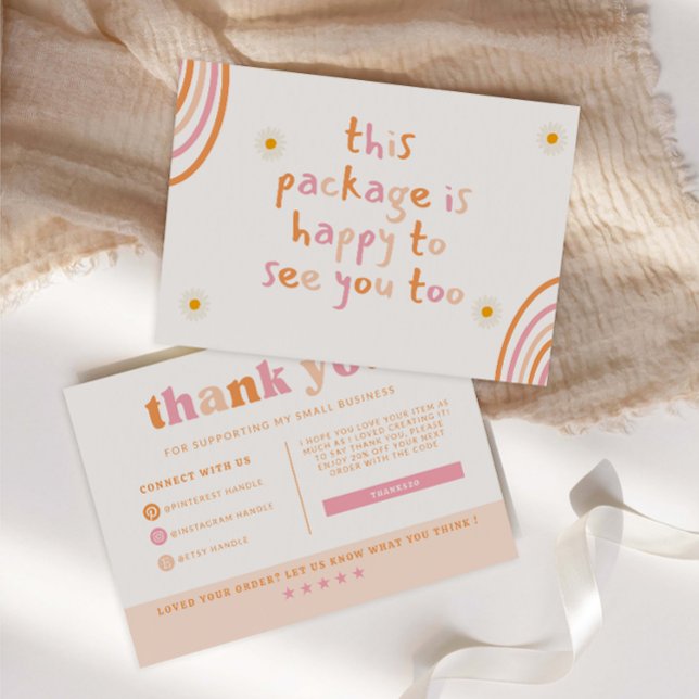Rainbow Business Thank You Card (Creator Uploaded)