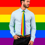 Rainbow Business Tie & Pride Rainbow Flag / LGBT<br><div class="desc">Neck Tie (business): Rainbow Flag & Pride,  LGBT community / gender symbol of lesbian,  gay,  bisexual,  transgender,  queer social movements.</div>
