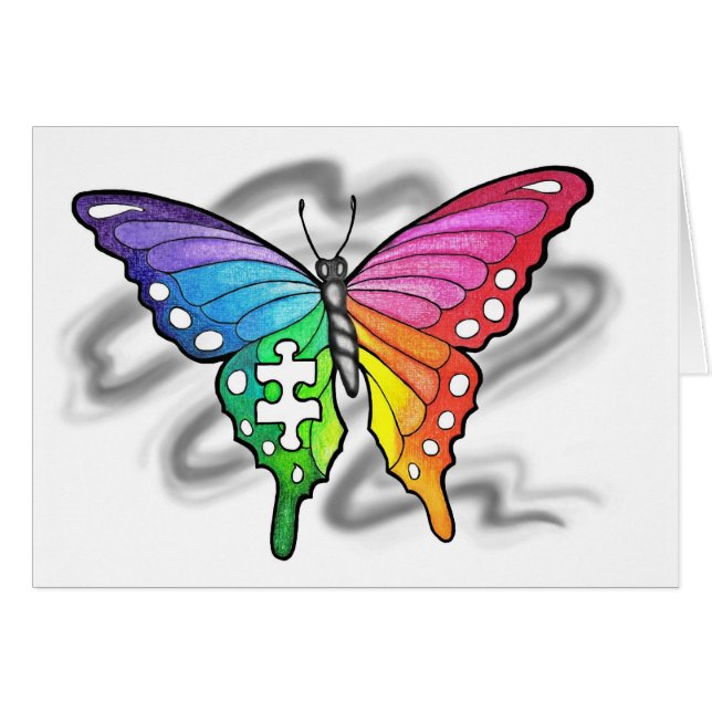 Rainbow Butterfly (Front Horizontal)