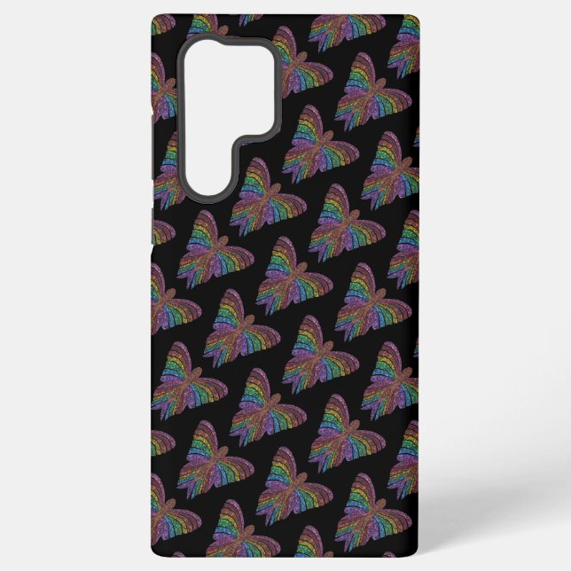 Rainbow Butterfly (b) - Samsung (S22 Ultra) Case (Back)