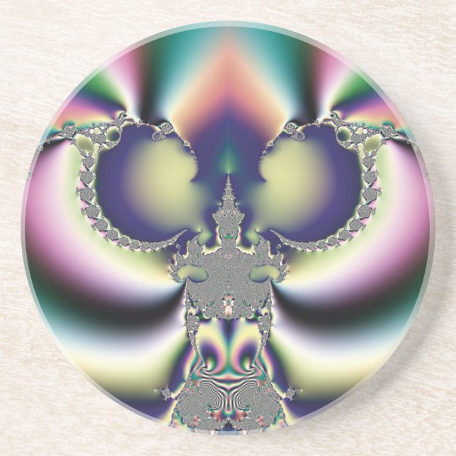 Rainbow Butterfly Coaster (Front)