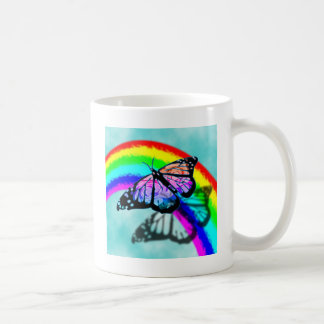Rainbow Butterfly Coffee Mug