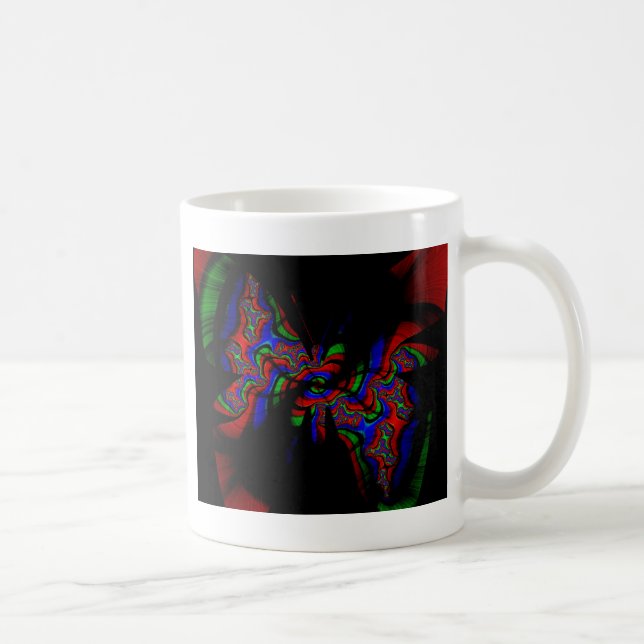 rainbow butterfly coffee mug (Right)