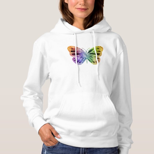 Rainbow Butterfly Hoodie (Front)