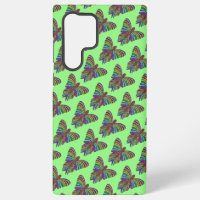 Rainbow Butterfly (light green) - Samsung Case