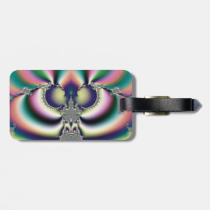 Rainbow Butterfly Luggage Tag
