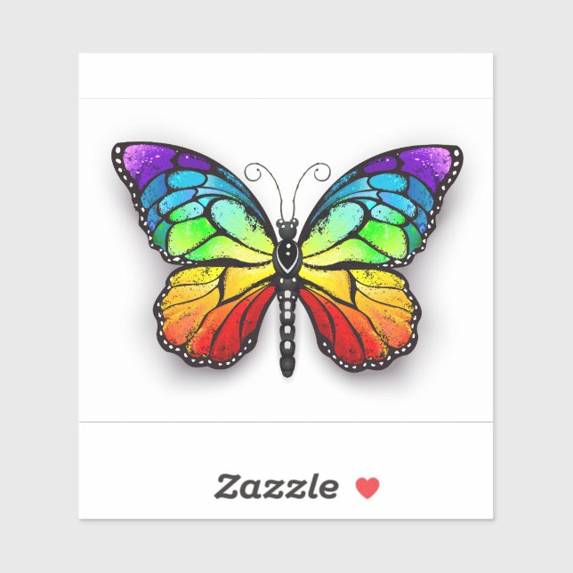 Rainbow butterfly Monarch (Sheet)