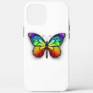 Rainbow butterfly Monarch iPhone 12 Pro Max Case