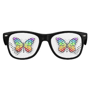 Rainbow butterfly Monarch Kids Sunglasses