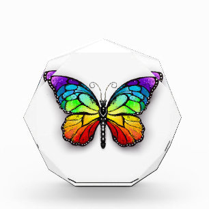 Rainbow butterfly Monarch Photo Block