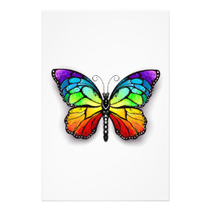 Rainbow butterfly Monarch Photo Print
