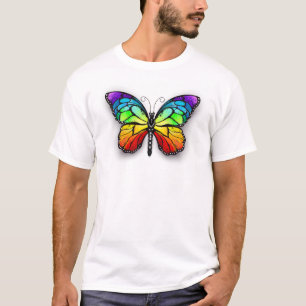 Rainbow butterfly Monarch T-Shirt