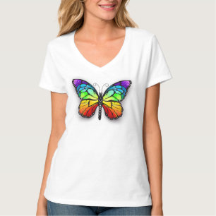 Rainbow butterfly Monarch T-Shirt
