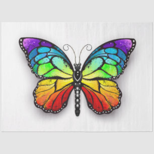Rainbow butterfly Monarch Tissue Paper