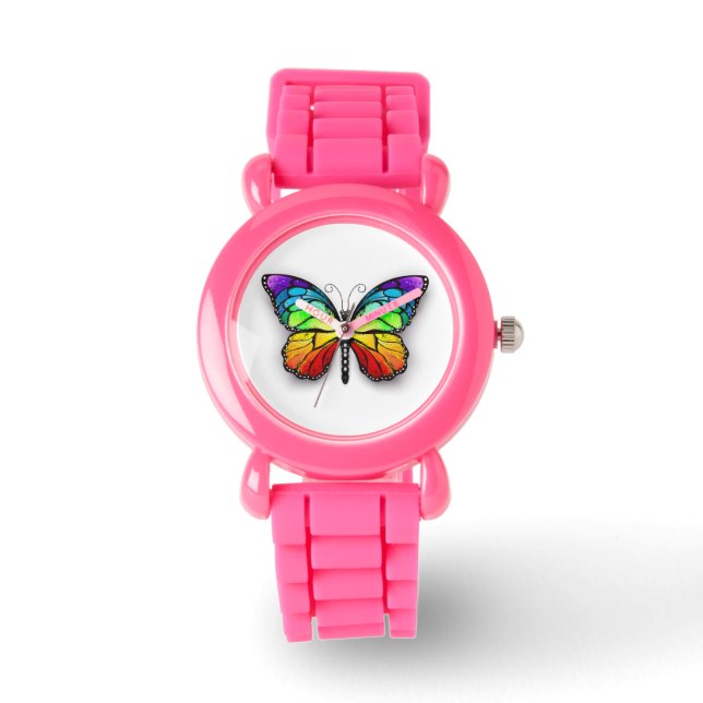 Rainbow butterfly Monarch Watch (Front)