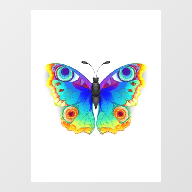 Rainbow Butterfly Peacock Eye (Sheet)