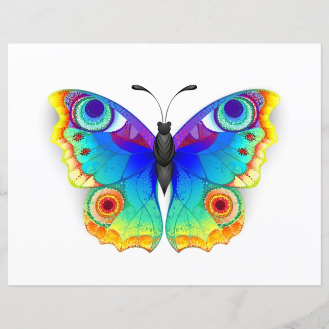 Rainbow Butterfly Peacock Eye (Front)