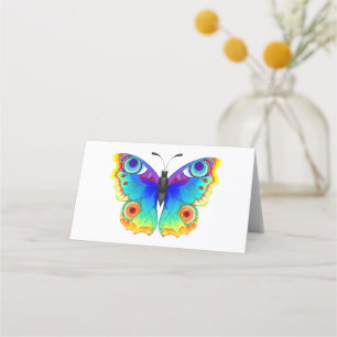 Rainbow Butterfly Peacock Eye Appointment Card