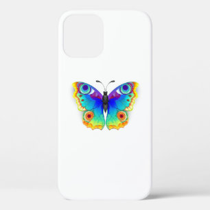 Rainbow Butterfly Peacock Eye iPhone 12 Pro Case