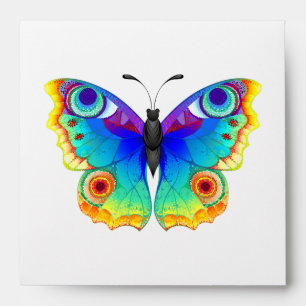 Rainbow Butterfly Peacock Eye Envelope