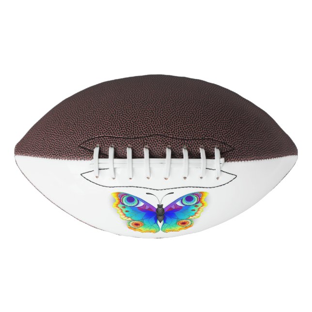 Rainbow Butterfly Peacock Eye Football (Front)