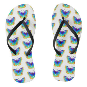 Rainbow Butterfly Peacock Eye Jandals
