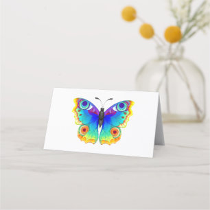 Rainbow Butterfly Peacock Eye Loyalty Card