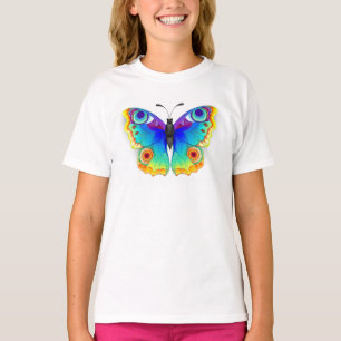 Rainbow Butterfly Peacock Eye T-Shirt