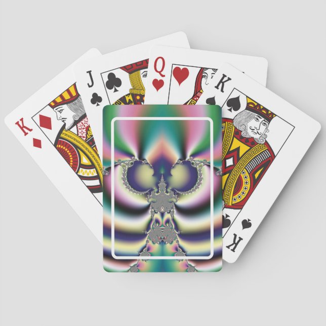 Rainbow Butterfly Playing Cards (Back)