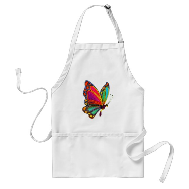 Rainbow Butterfly Standard Apron (Front)