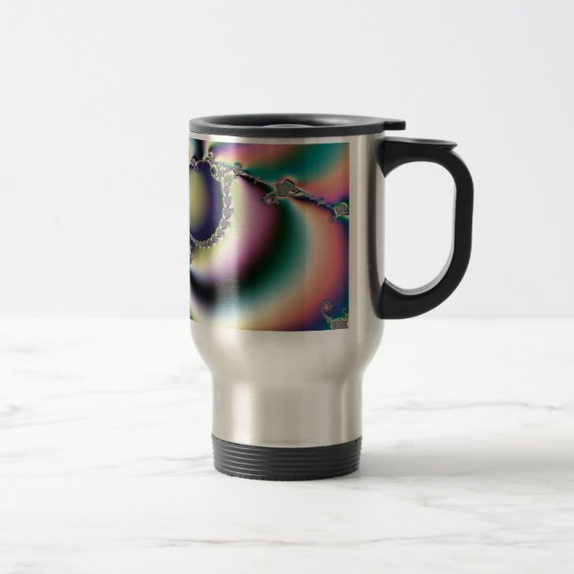 Rainbow Butterfly Travel Mug (Right)