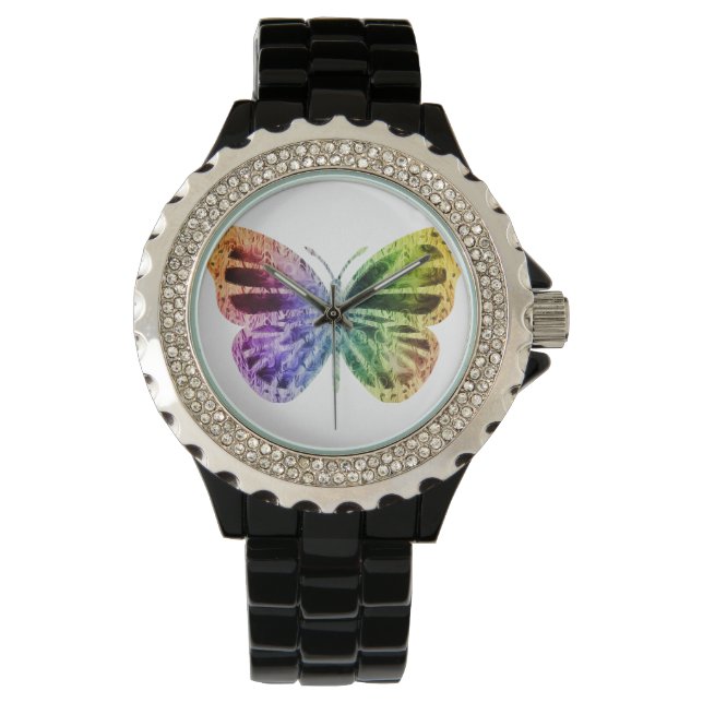 Rainbow Butterfly Watch (Front)