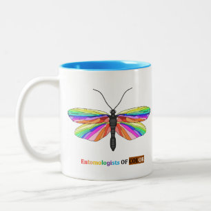 Rainbow Caddisfly Two-Tone Coffee Mug