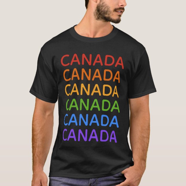 Rainbow CANADA shirts & jackets (Front)