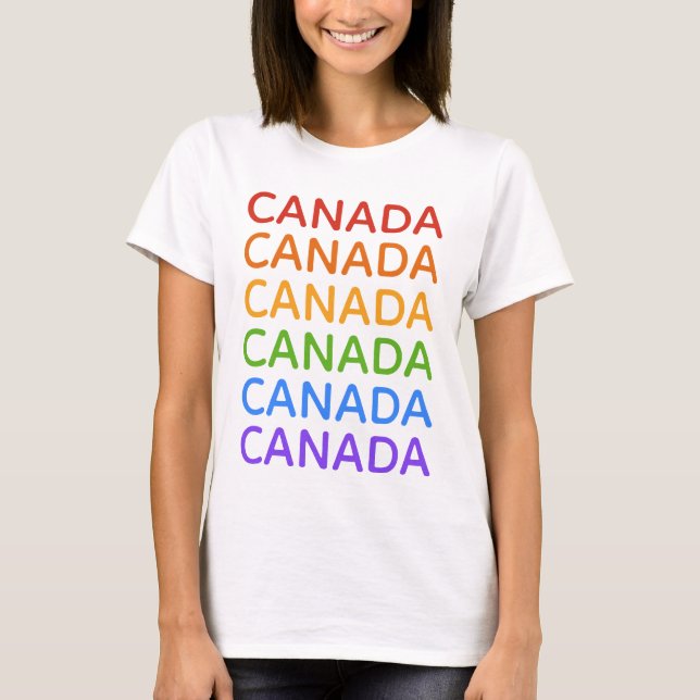 Rainbow CANADA shirts & jackets (Front)