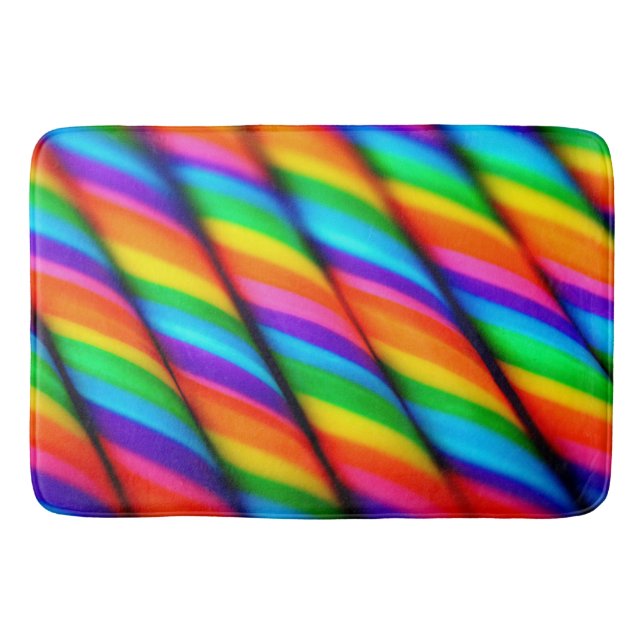 Rainbow Candy Bathmat (Front)