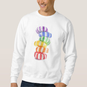 RAINBOW CANDY Men's Basic Sweatshirt