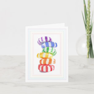 RAINBOW CANDY Note Card