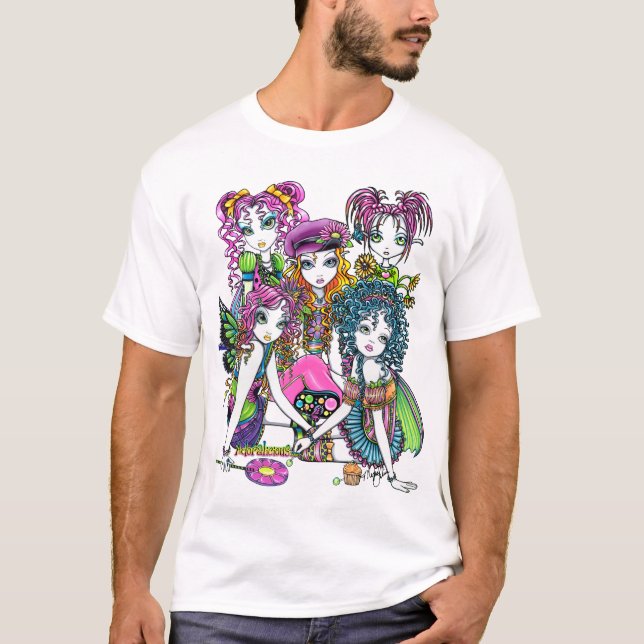Rainbow Candy Party Fairies Top (Front)