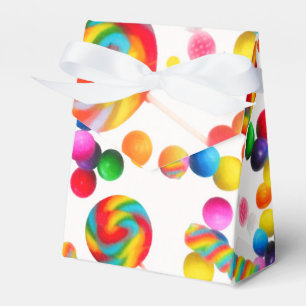 Rainbow Candy Sweet Birthday Party Custom Favour Favour Box